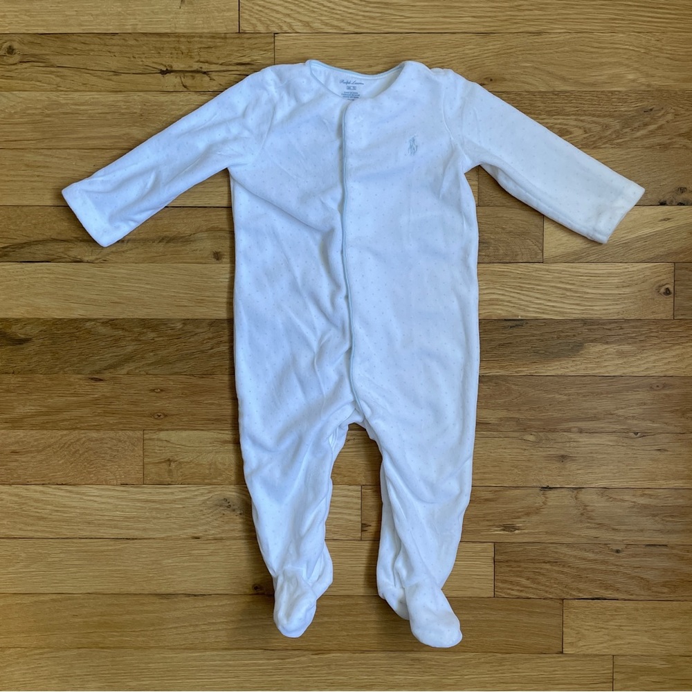 RALPH LAUREN
Branded Footed Baby Body | 6M